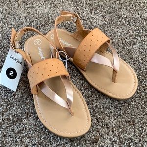 Girls Cat& Jack sandals a nwt